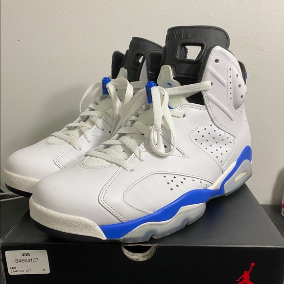 Air Jordan 6 Retro Sport Blue (2014) main image 12